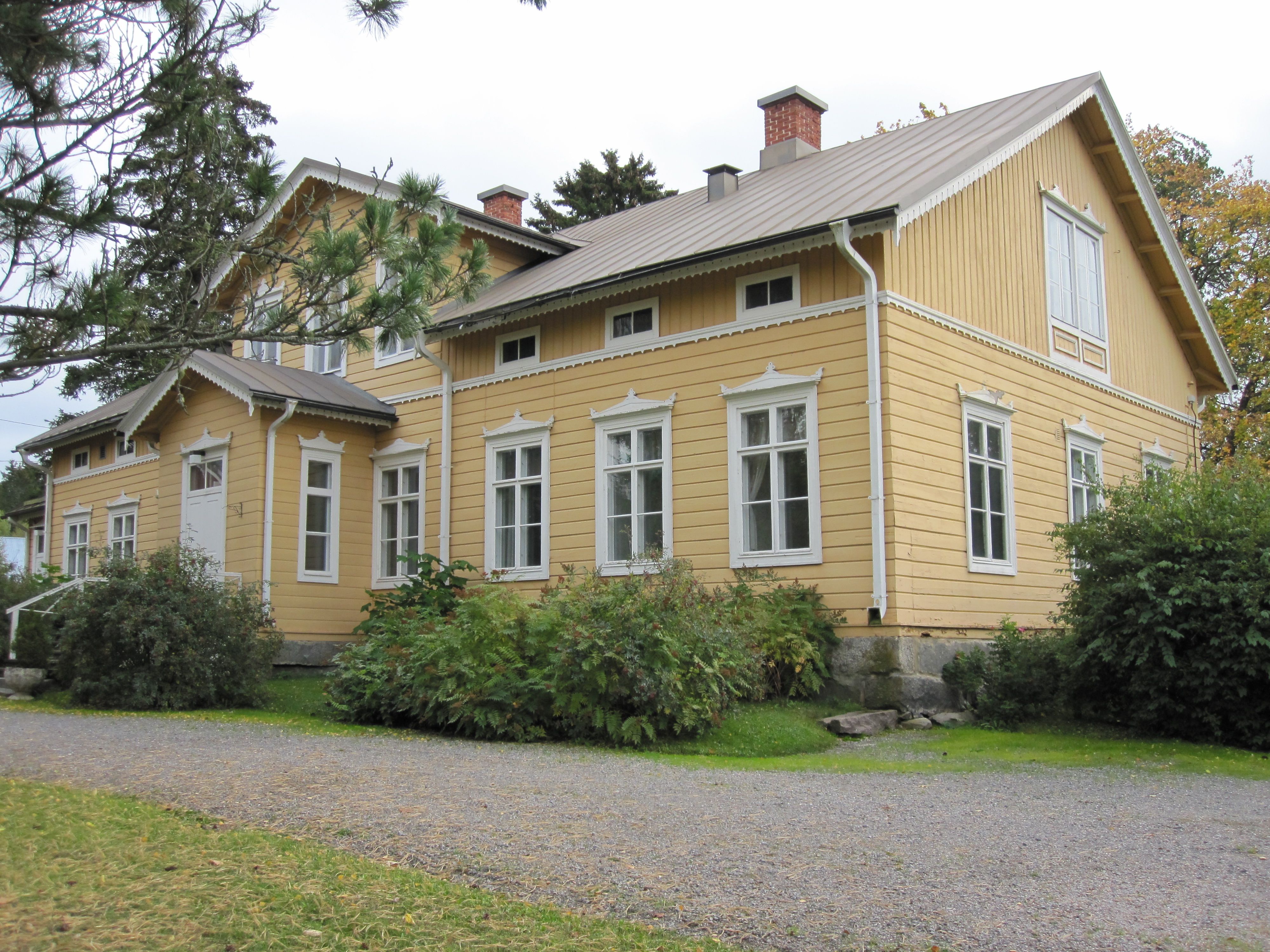 Prästgården i Malax Bild på prästgården i Malax.