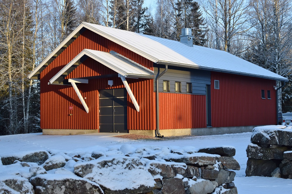Bårhuset i Petalax Bild på bårhuset i Petalax.