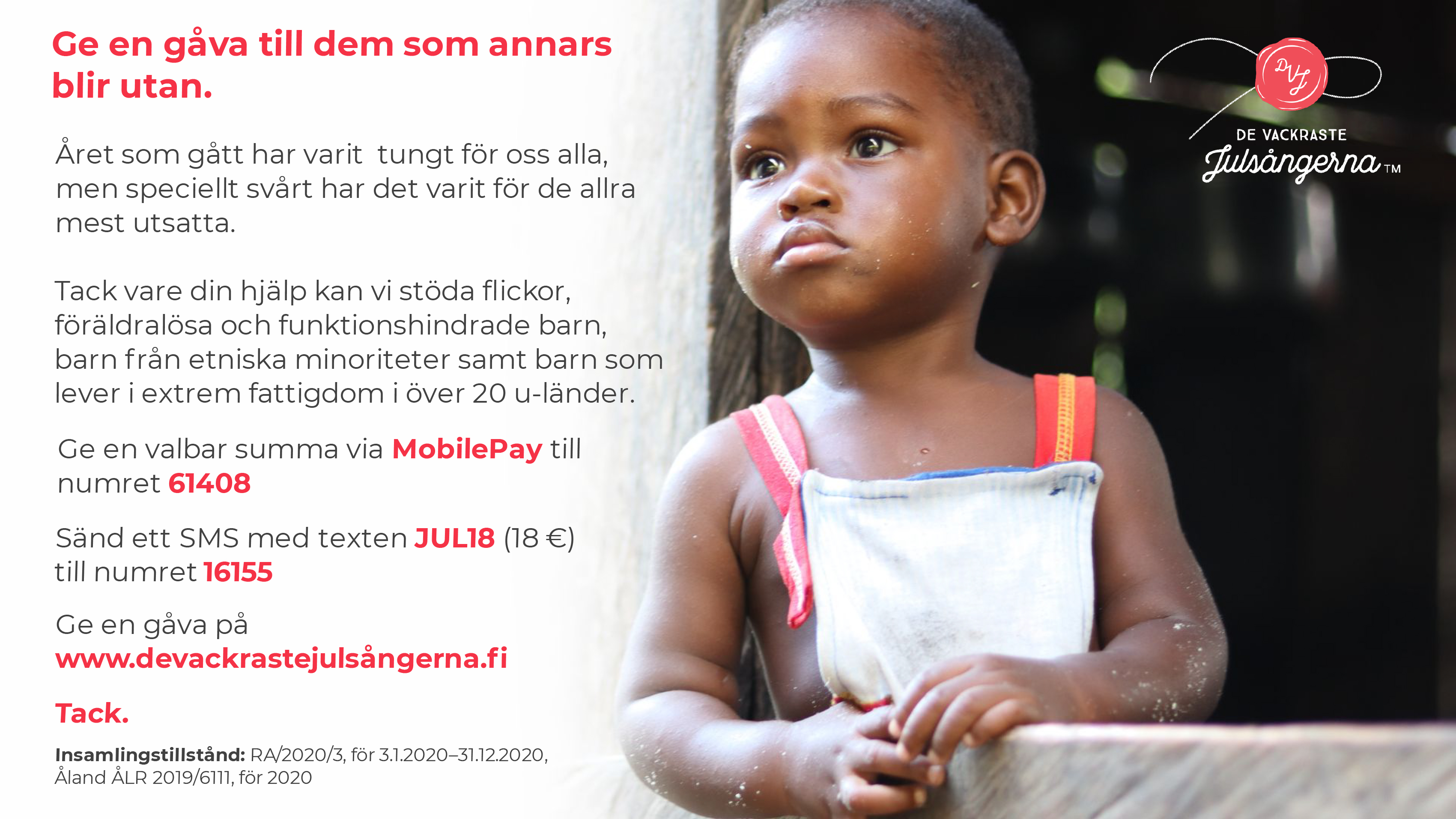 De vackraste Julsångerna sänds via Malax-TV. dvj