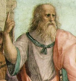 Platon på Raphaels stora målning. Wikipedia.